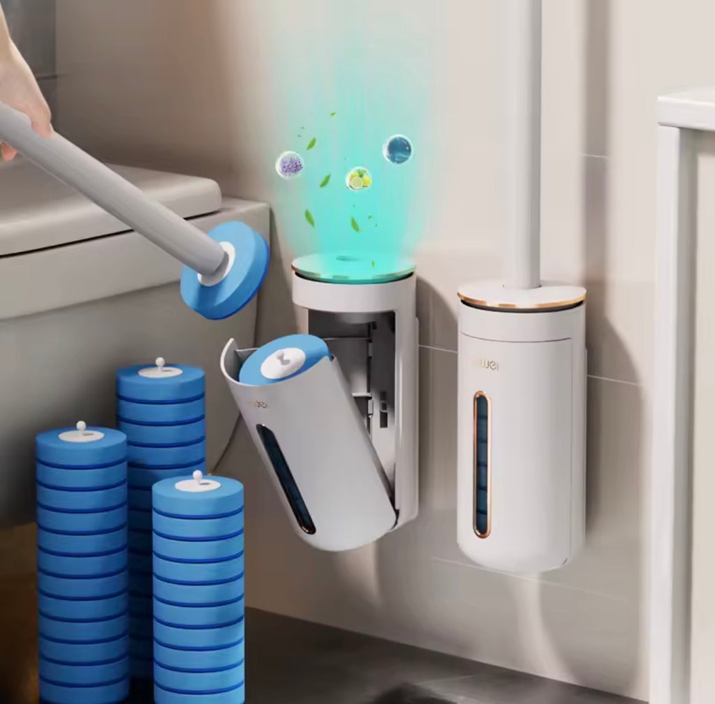 Disposable Scented Toilet Brush – Wall Mounted